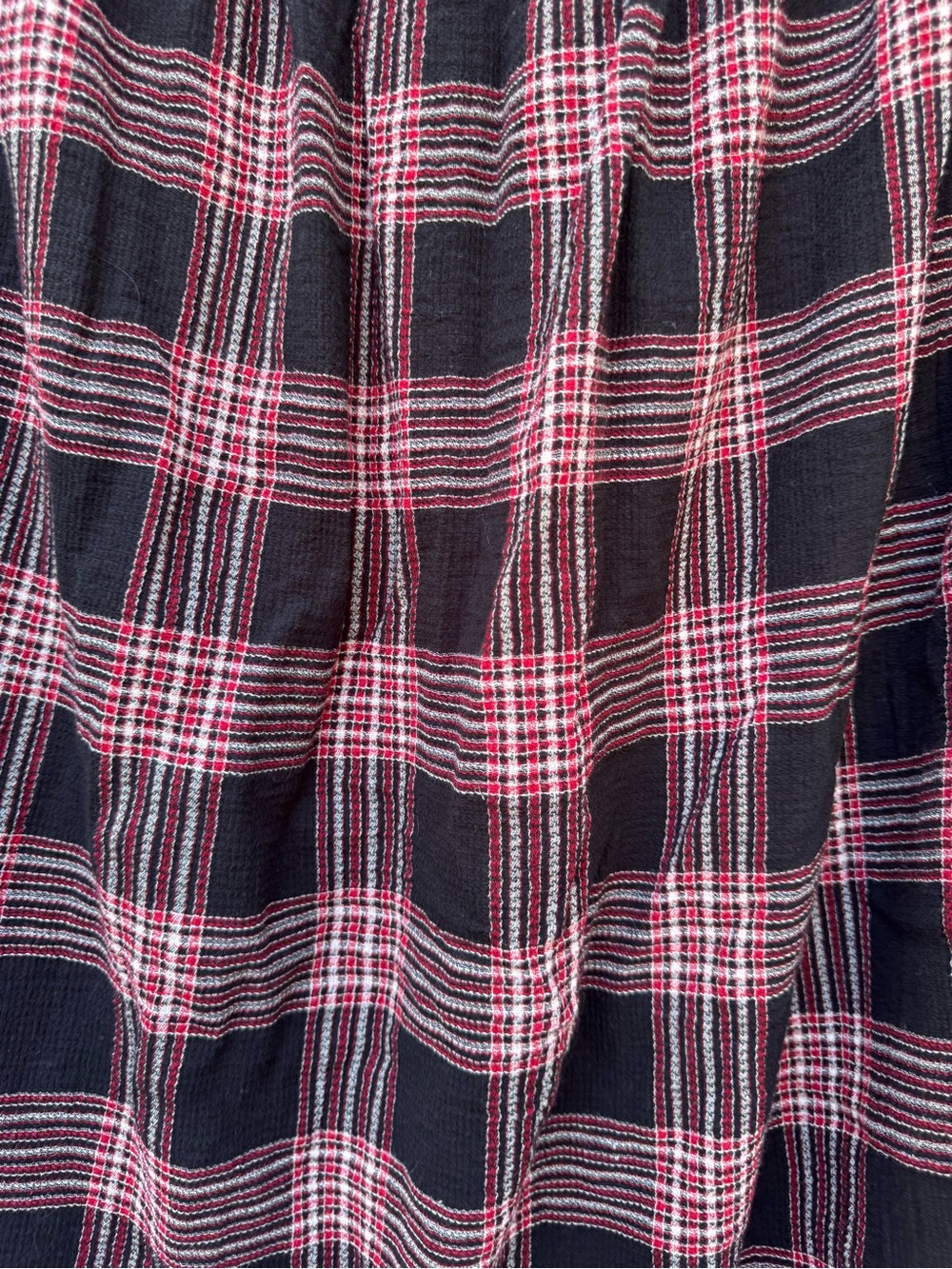 J. Jill Black & Pink Plaid Midi Skirt - Picture 4 of 7